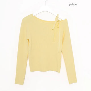 Asymmetrical Strap Knit
