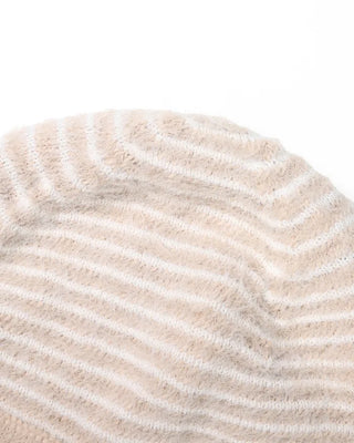 Striped knit hat