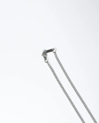 Flower Double Star Silver Chain Necklace