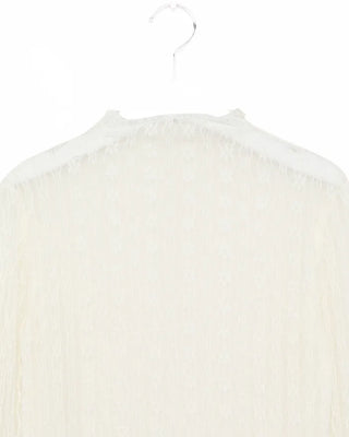 Flower sheer layered T-shirt