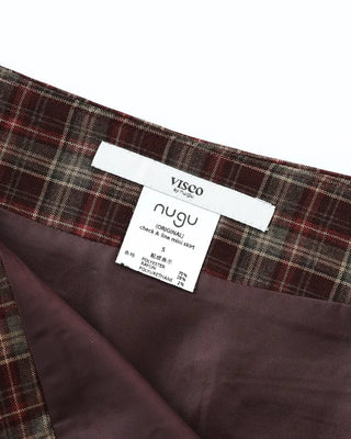 [1st Re-release] (ORIGINAL) Check A-line Mini Skirt