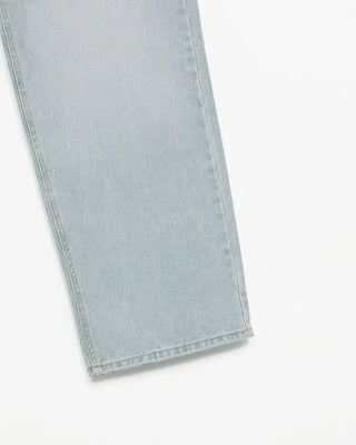 Washed oversized denim pants
