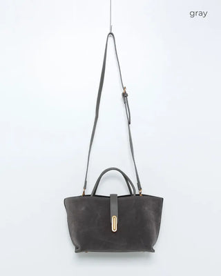 Suede Square Tote Bag