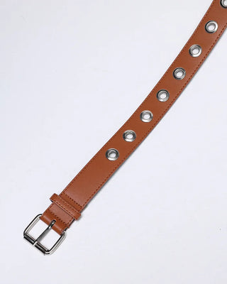Simple eyelet belt