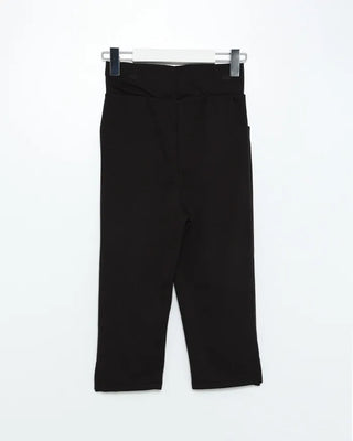 Slit Slim Capri Pants