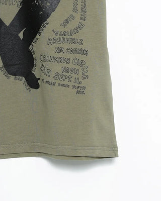 Men's Shadow Lettering Half T-Shirt