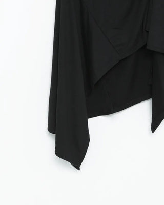 Waist Gathered Asymmetrical T-Shirt Dress