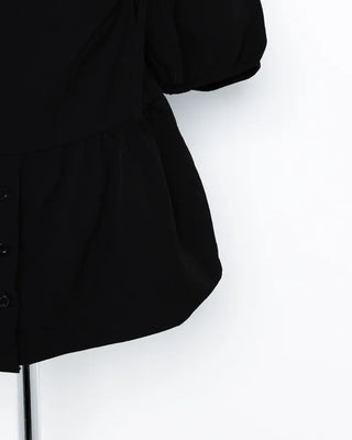 Choker Square Puff Blouse