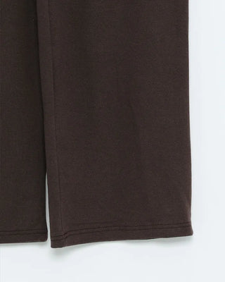 Elastic waistband button detail sweatpants