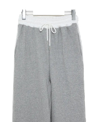 Lace-line sweatpants