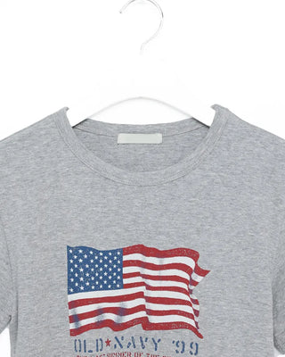 Printed flag logo T-shirt