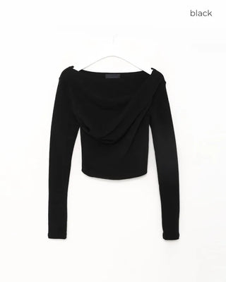 Asymmetrical Drape T-Shirt