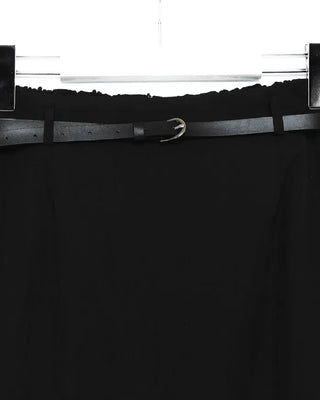 (Belt set) Nylon long skirt