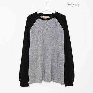 Oversized Raglan Long Sleeve T-Shirt