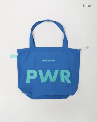 PWR Print Drawstring Tote Bag