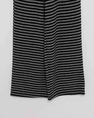 Striped elastic waist easy pants