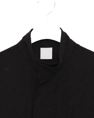 (Unisex) High-Neck Zipper Mod Coat