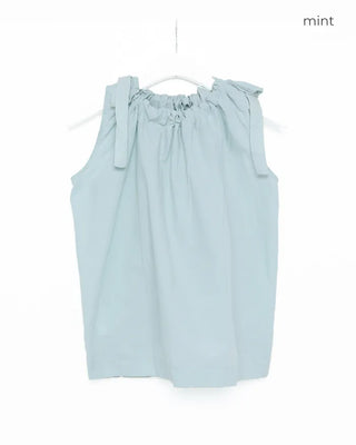 Neckline Ribbon Shoulder Blouse