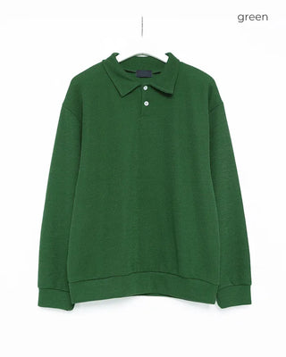 Two-button collar shirt