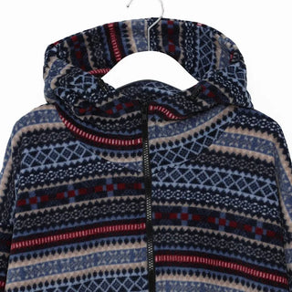 (Unisex) Ethnic Pattern Fleece Hoodie