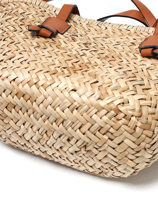 Rattan tote bag