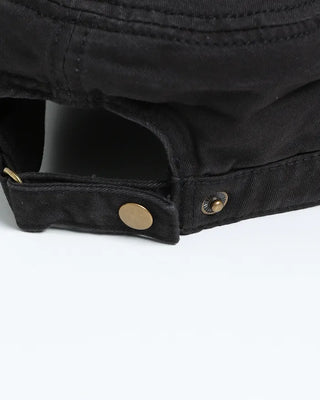 Army Patch Studded Railroad Cap