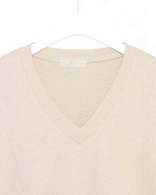 V-neck oversized sweatshirt