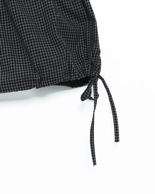 String check mini skirt