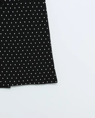 Polka dot long skirt