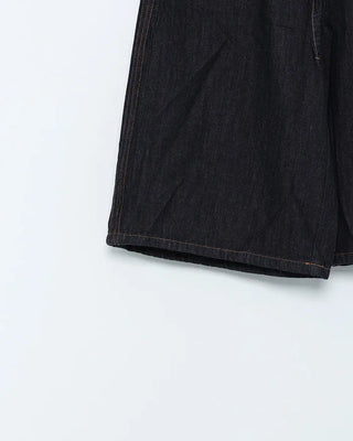 Selvedge flap pocket Bermuda denim pants