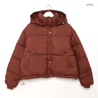 Hooded padded jacket