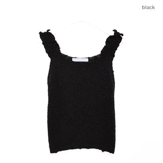 Frilled Sleeveless Knit