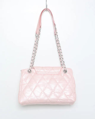Quilted buckle mini shoulder bag