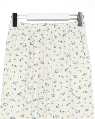 Floral Pattern Banding Pants