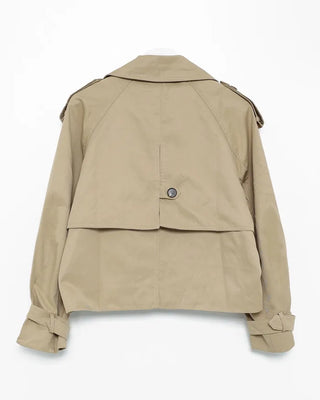 Belted Short Trench Coat