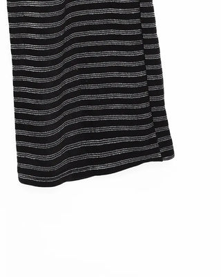 Striped elastic waist pants