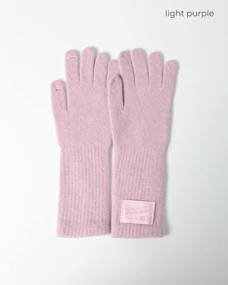Label Point Long Gloves