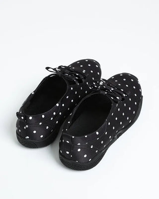 Polka Dot Ribbon Mary Jane Sneakers