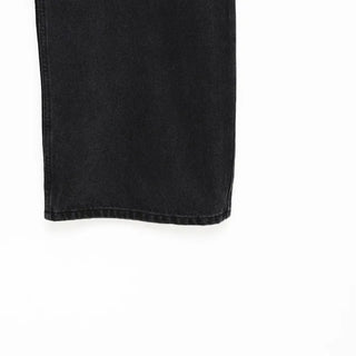 Side pintuck denim pants