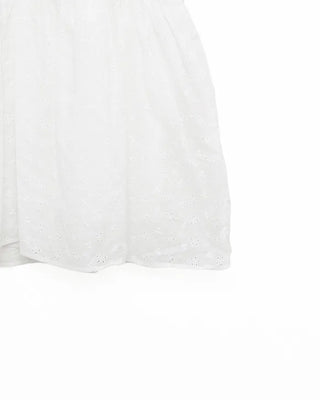 Punched Shirring Mini Dress