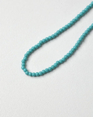 Colored bead necklace