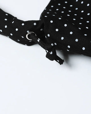 Dot Shirring Shoulder Bag