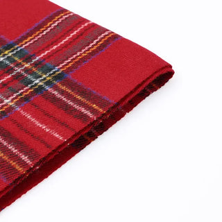 Checkered fringe muffler