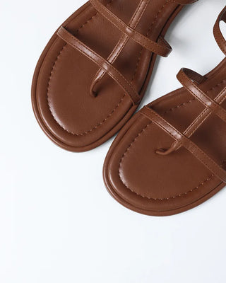 Strap belt sandals
