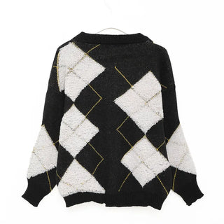 Blackton Argyle Round Knit