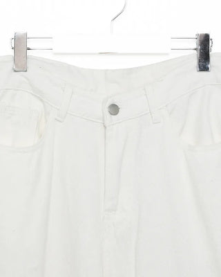 Back-belt wide-leg pants