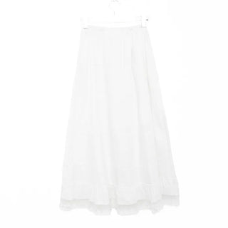 Frilled lace long skirt