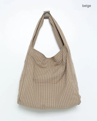 2-Way Ripple Check One-Shoulder Bag