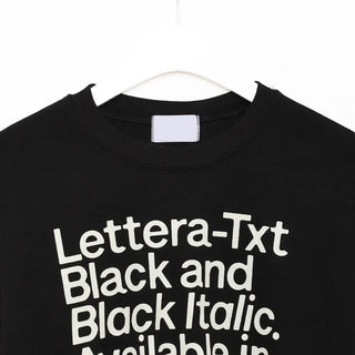Lettering Cropped Sweatshirt