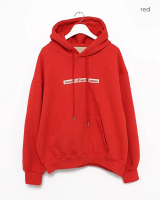 (Unisex) Bust Patch Kangaroo Pocket Hoodie